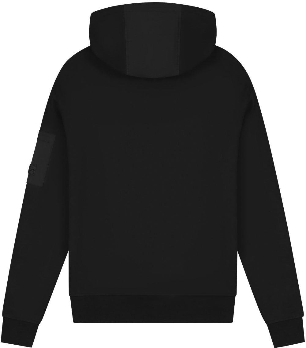 Malelions Malelions Men Nylon Pocket Hoodie Zwart