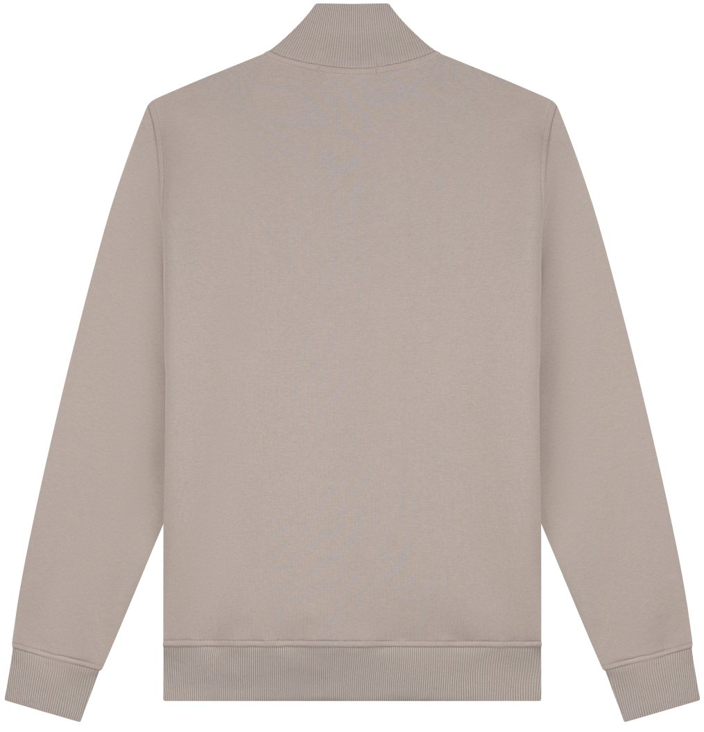 Malelions Malelions Men Turtle Half Zip Sweater Taupe