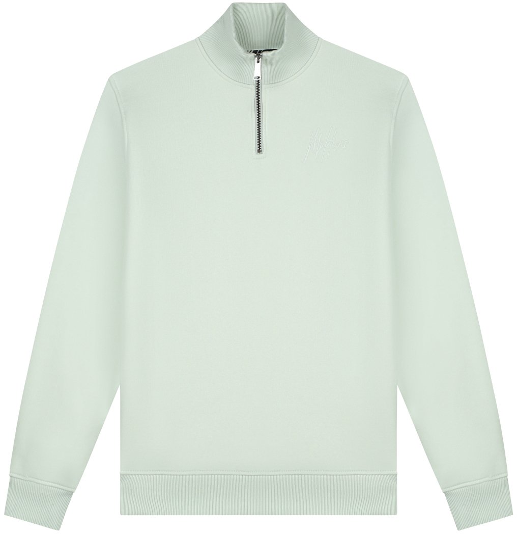 Malelions Malelions Men Turtle Half Zip Sweater Blauw