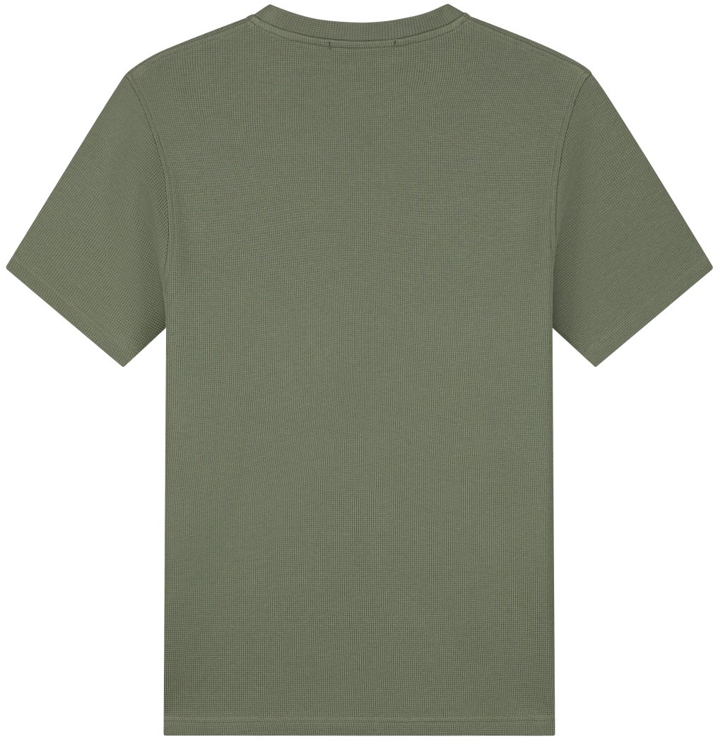 Malelions Malelions Men Signature Waffle T-Shirt Groen