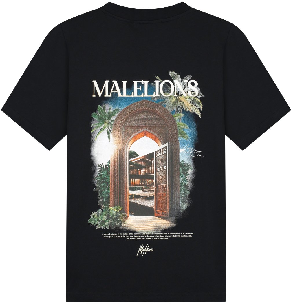 Malelions Malelions Men Amazon T-Shirt Zwart