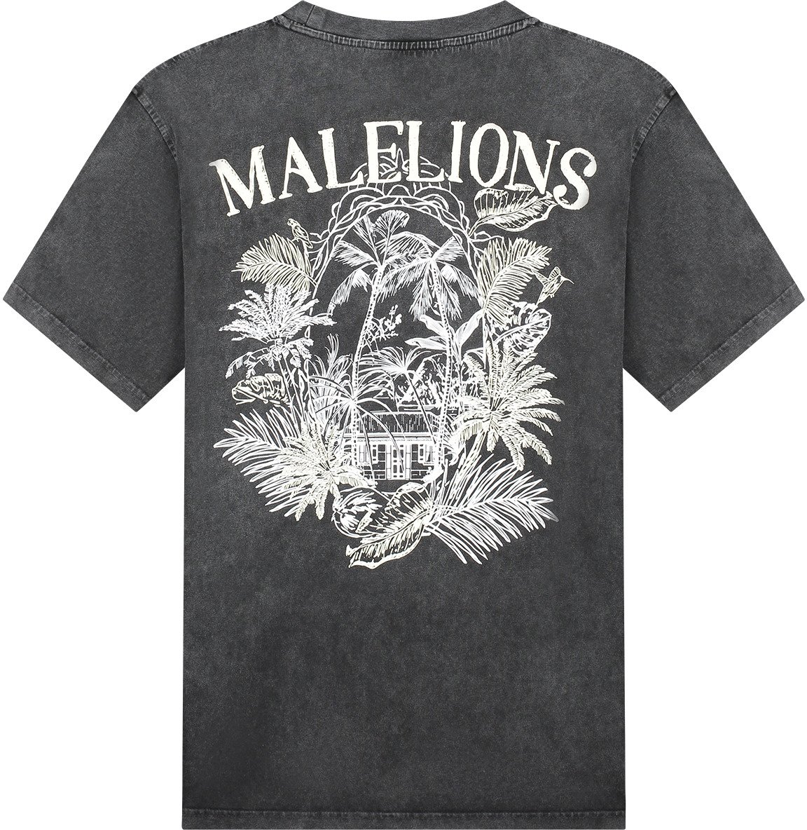 Malelions Malelions Men Jungle T-Shirt Grijs