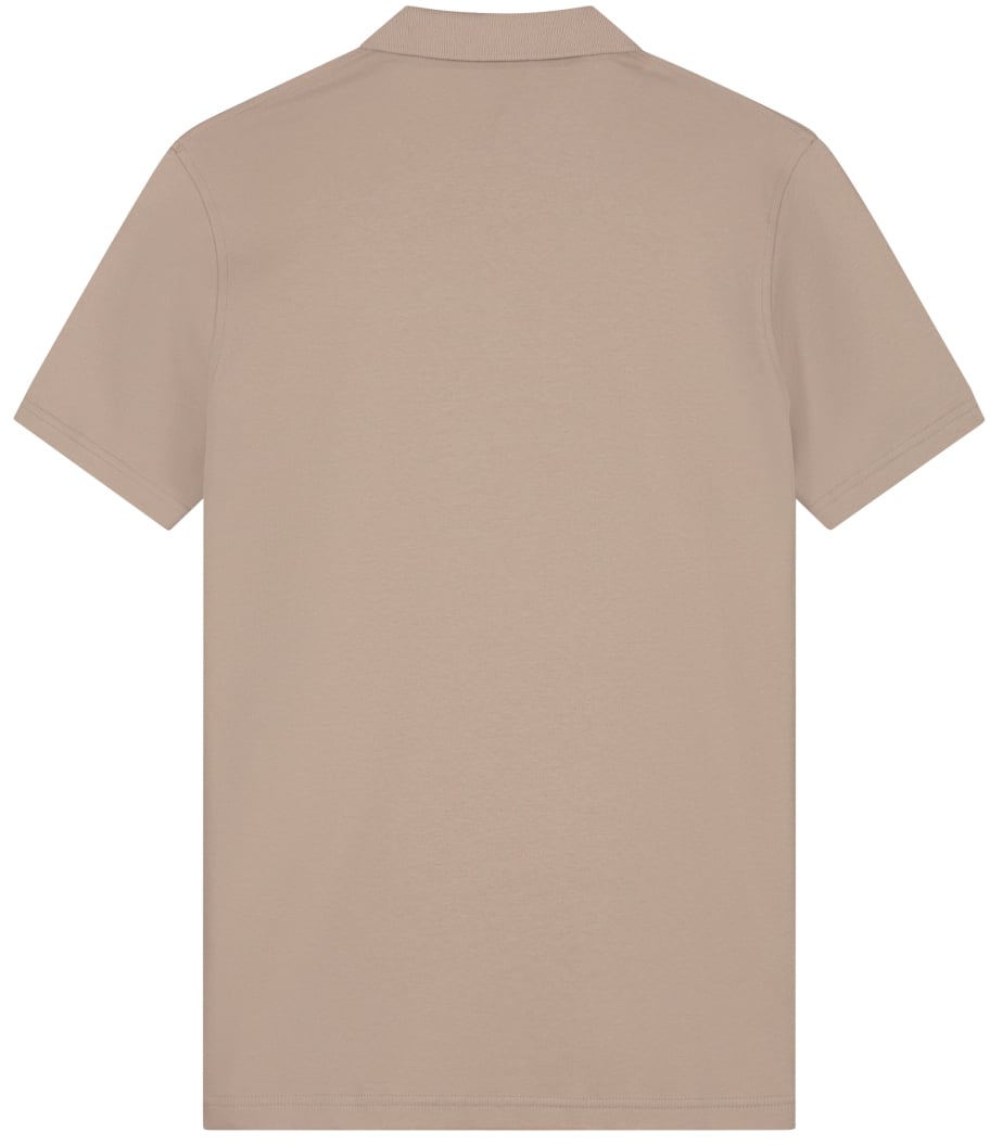 Malelions Men Pocket Polo Taupe