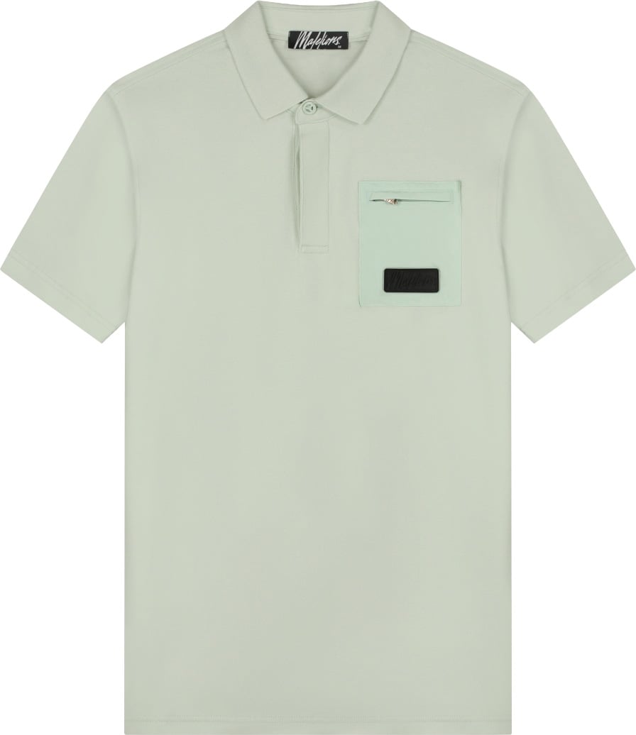 Malelions Men Pocket Polo Blauw