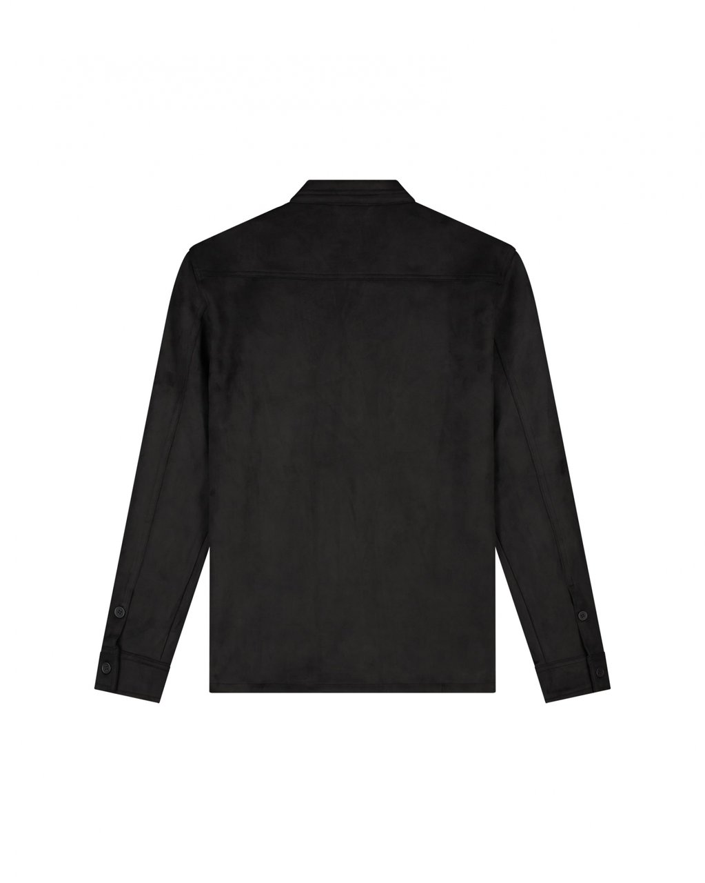 Malelions Malelions Men Suedine Overshirt Zwart