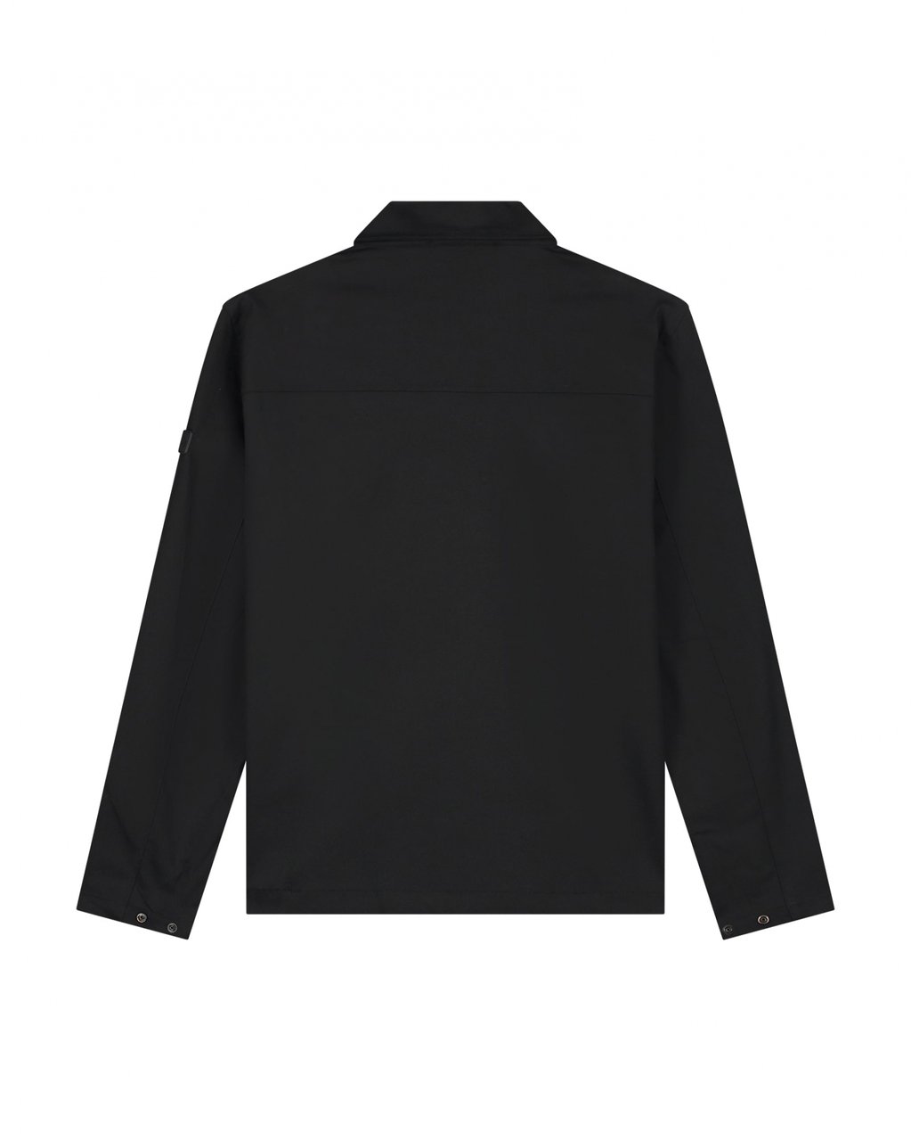 Malelions Malelions Men Cotton Zip Overshirt Zwart