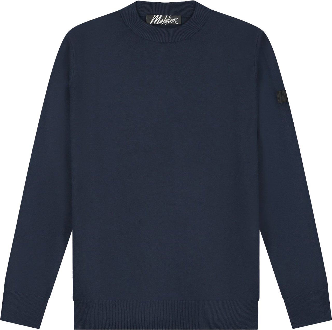 Malelions Malelions Men Knitted Crewneck Blauw