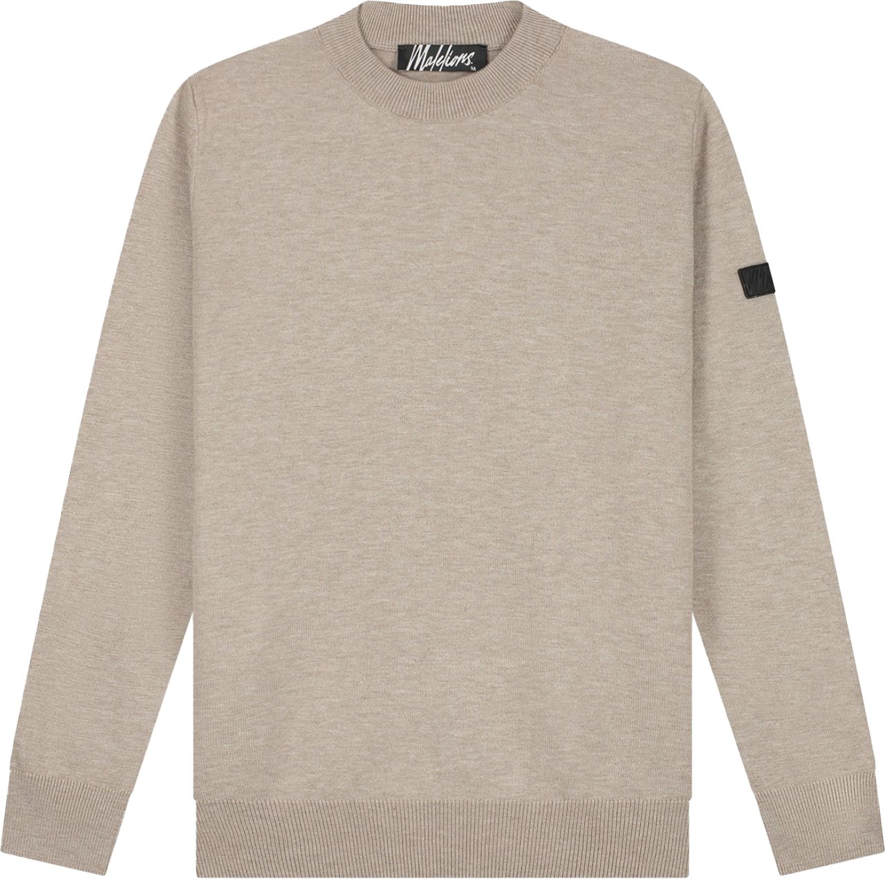 Malelions Malelions Men Knitted Crewneck Taupe