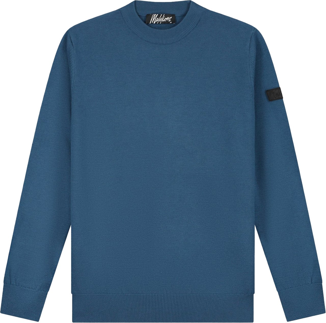 Malelions Malelions Men Knitted Crewneck Blauw