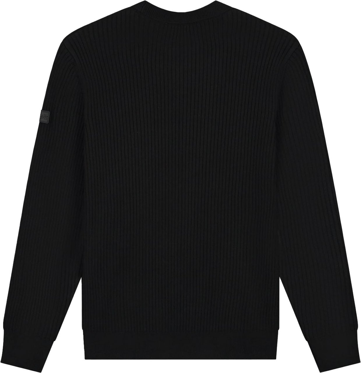 Malelions Malelions Men Rib Knitted Sweater Zwart