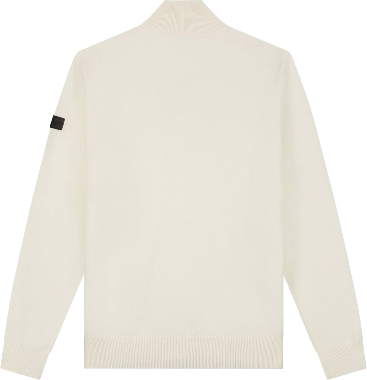 Malelions Malelions Men Knitted Quarter Zip Wit