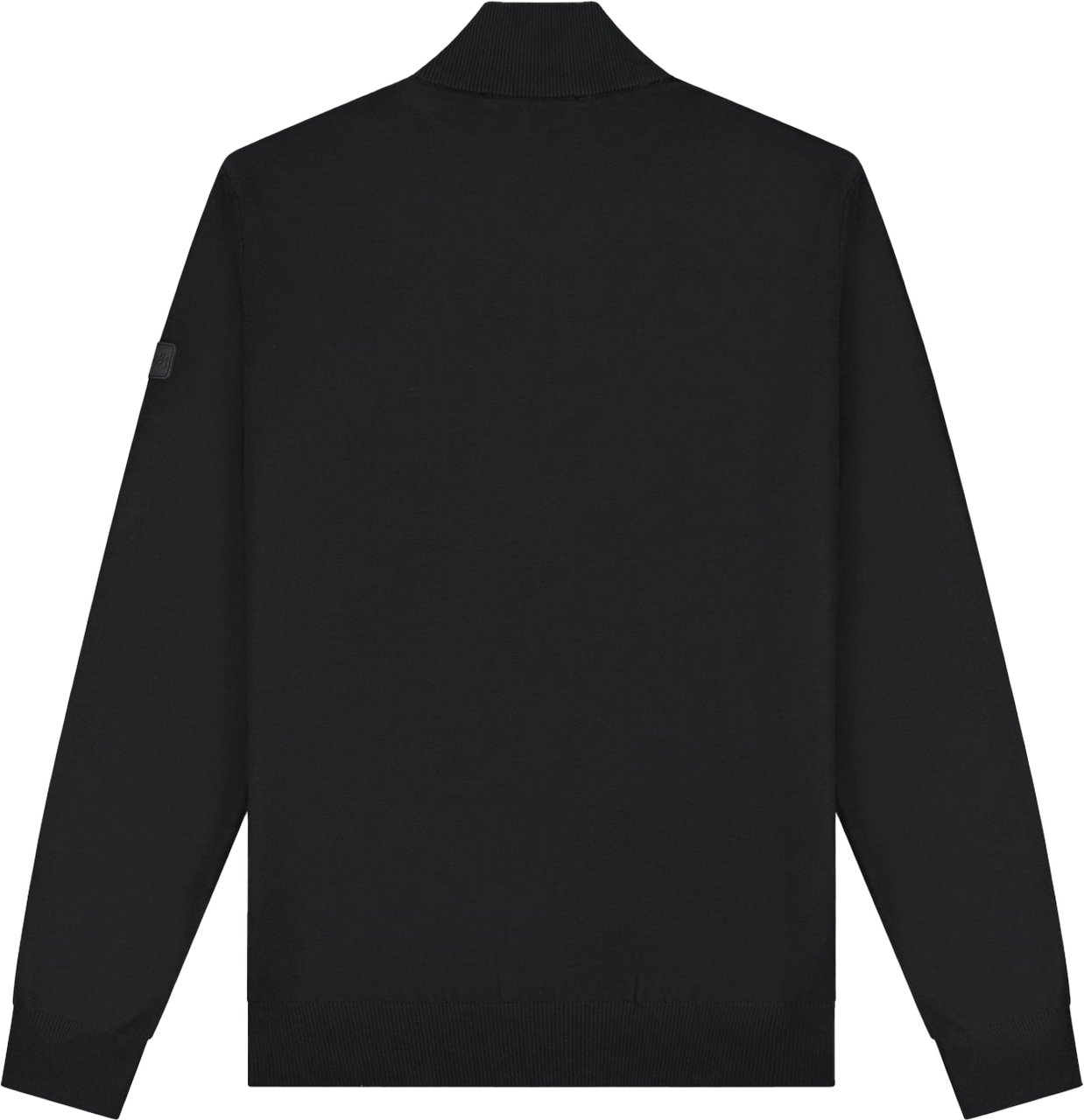 Malelions Malelions Men Knitted Quarter Zip Zwart