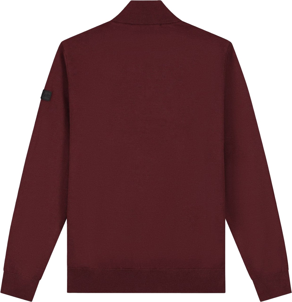Malelions Malelions Men Knitted Quarter Zip Rood