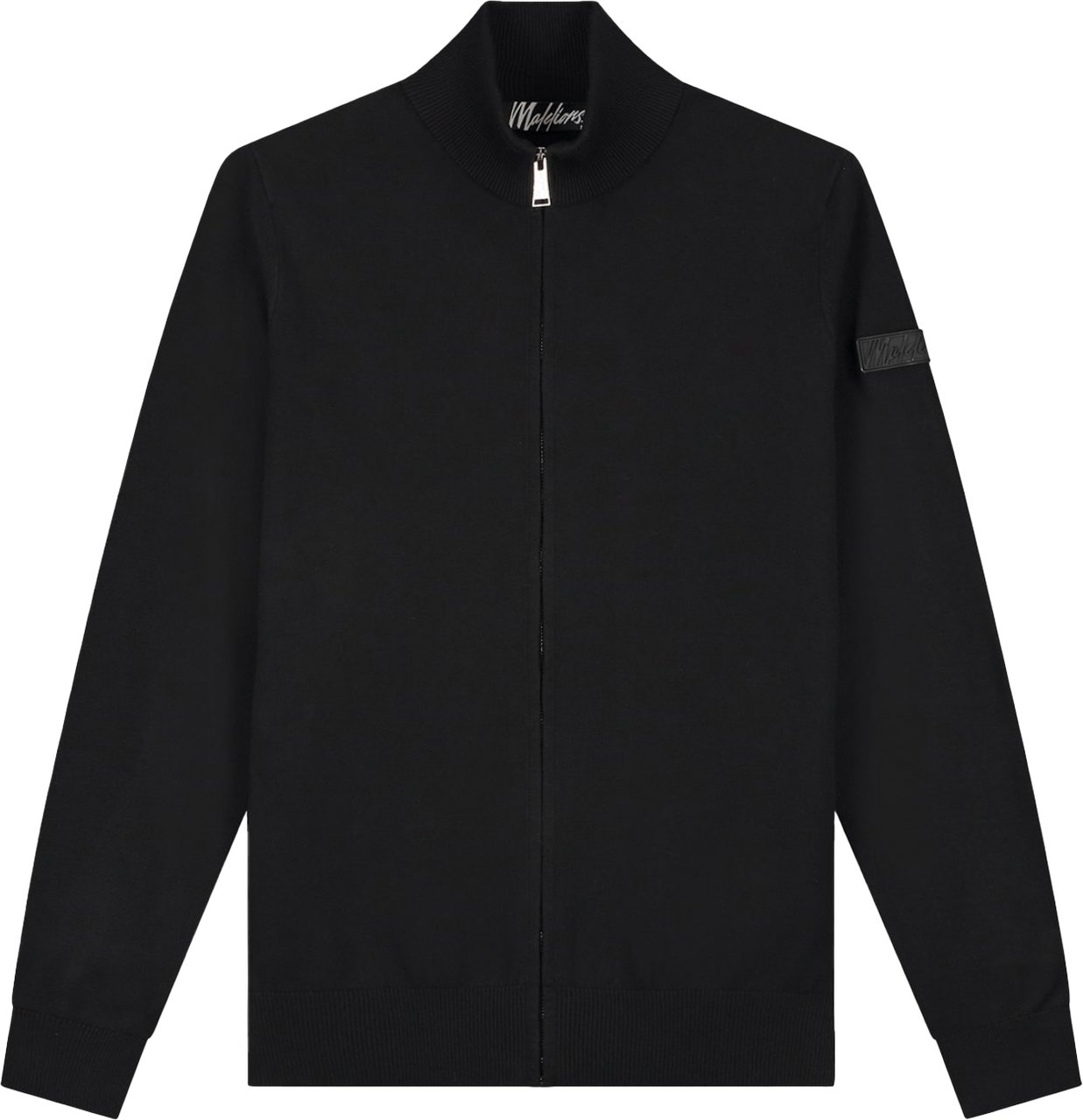 Malelions Malelions Men Knitted Zip Cardigan Zwart