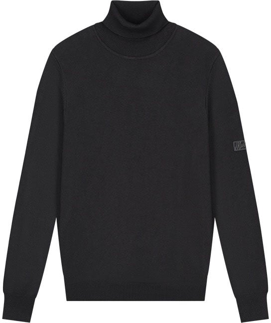 Malelions Malelions Men Knitted Turtleneck Zwart