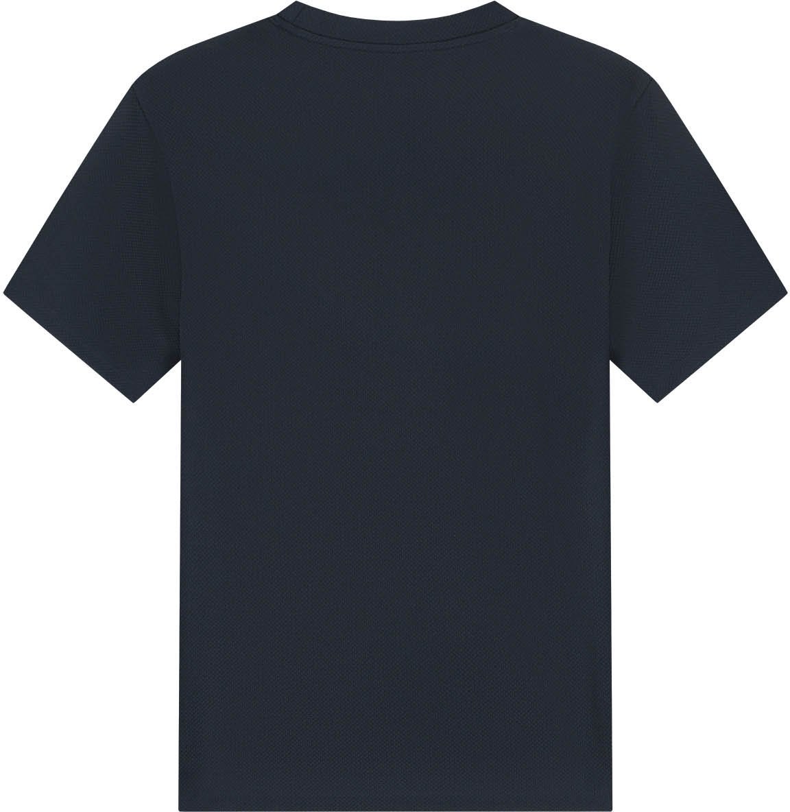 Malelions Malelions Men Textured T-Shirt Blauw