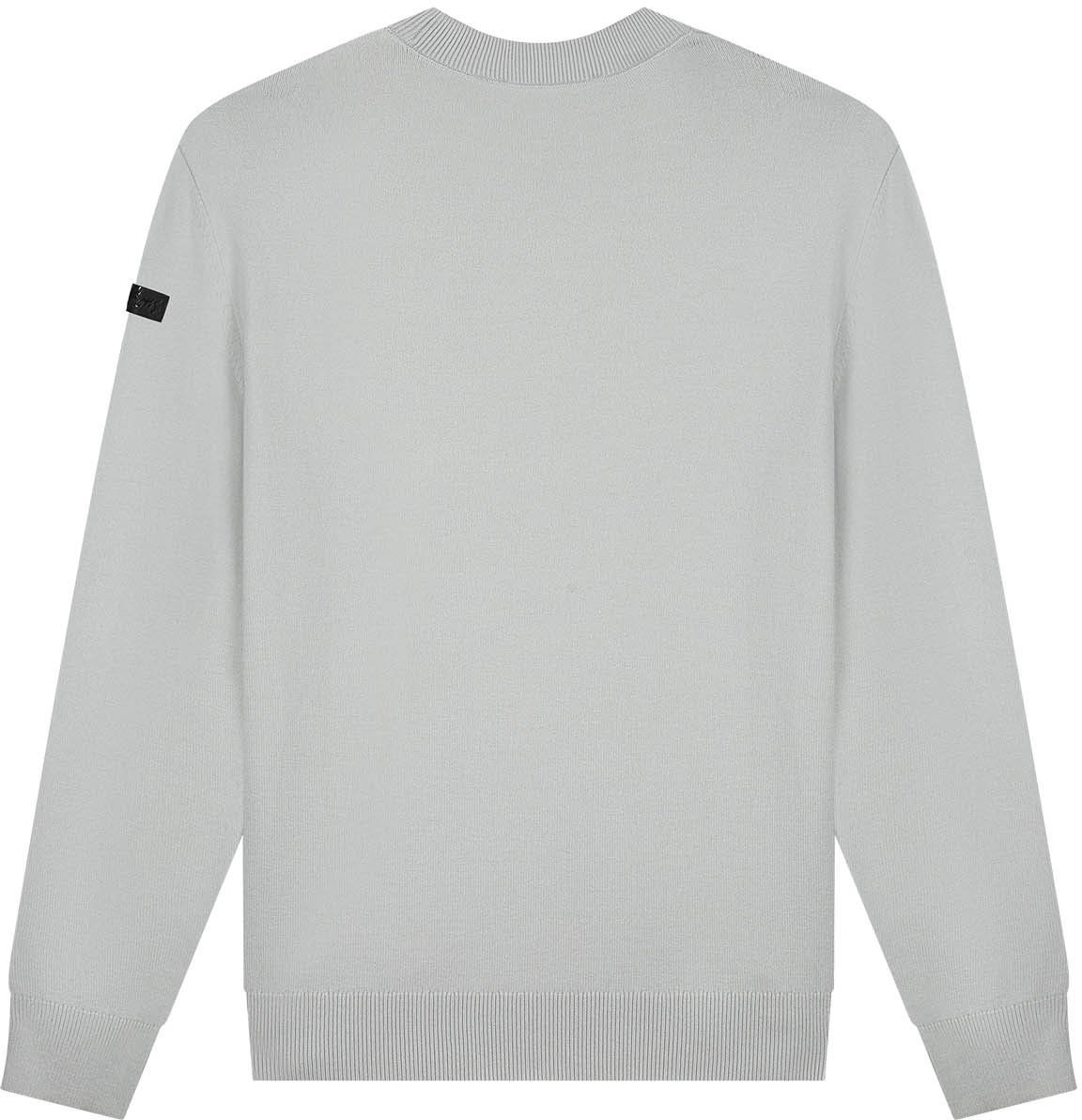 Malelions Malelions Men Knitted Crewneck Grijs