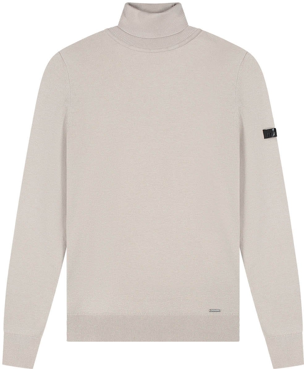 Malelions Malelions Men Knitted Turtleneck Beige