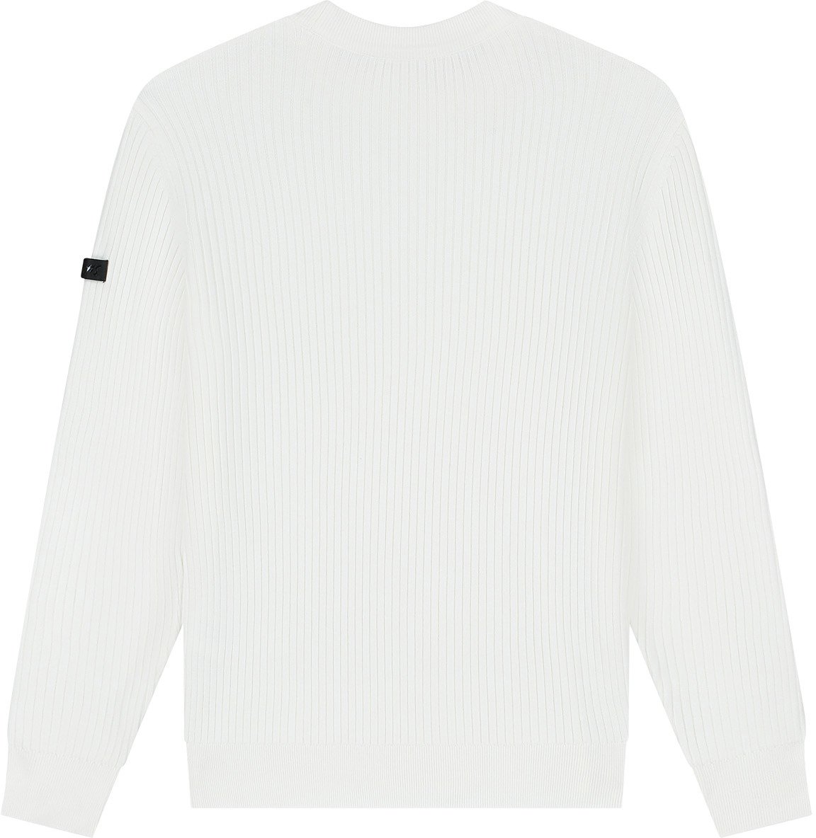 Malelions Malelions Men Knitted Rib Sweater Wit