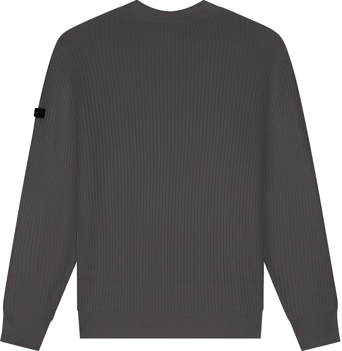 Malelions Malelions Men Knitted Rib Sweater Bruin