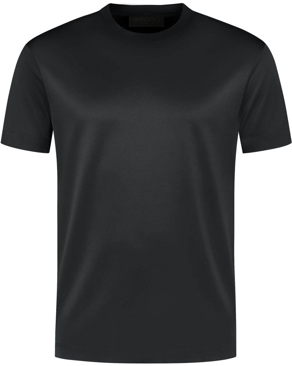 Malelions Malelions Men Mercerized T-Shirt Zwart
