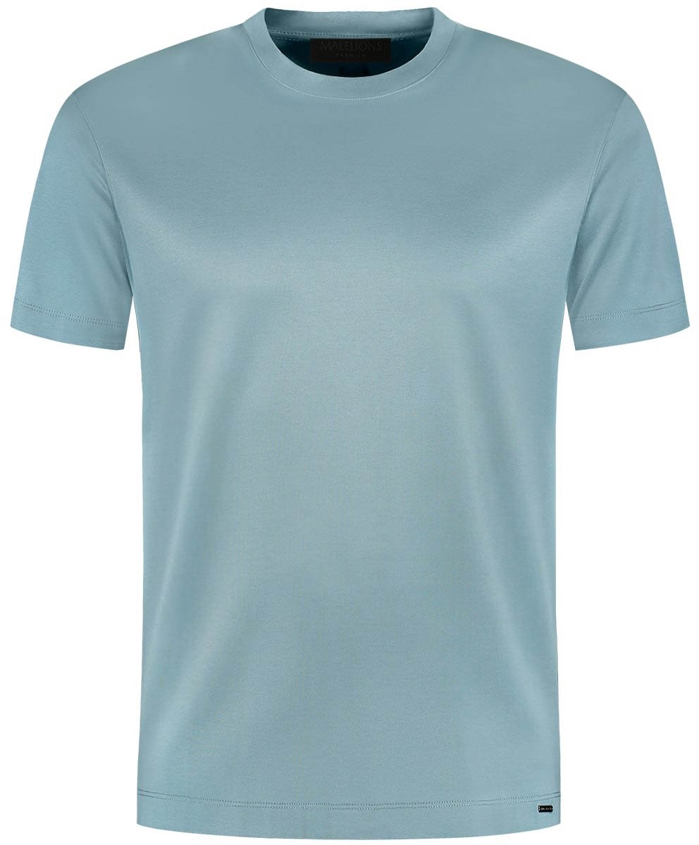 Malelions Malelions Men Mercerized T-Shirt Grijs