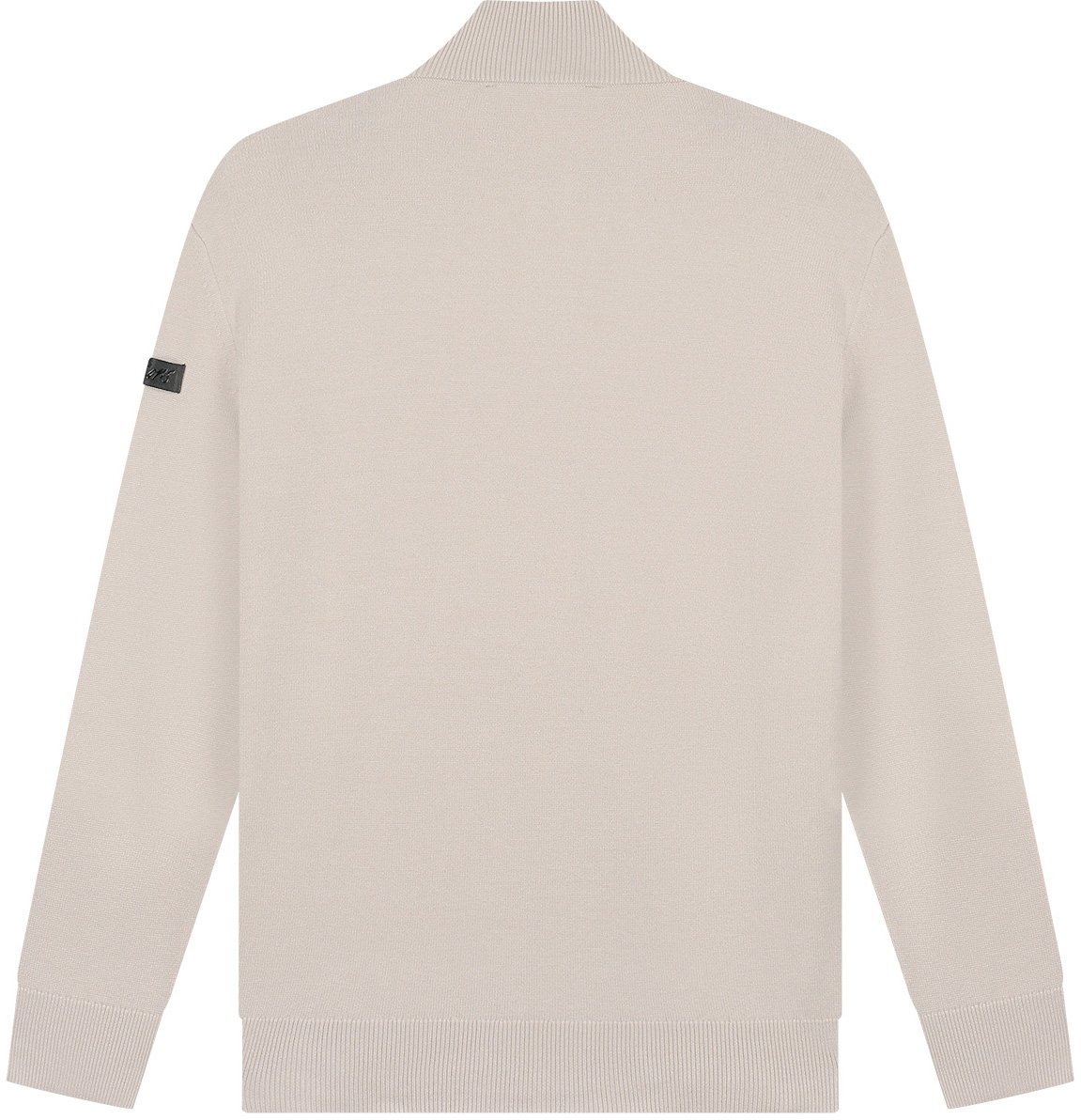 Malelions Malelions Men Knitted Quarter Zip Beige