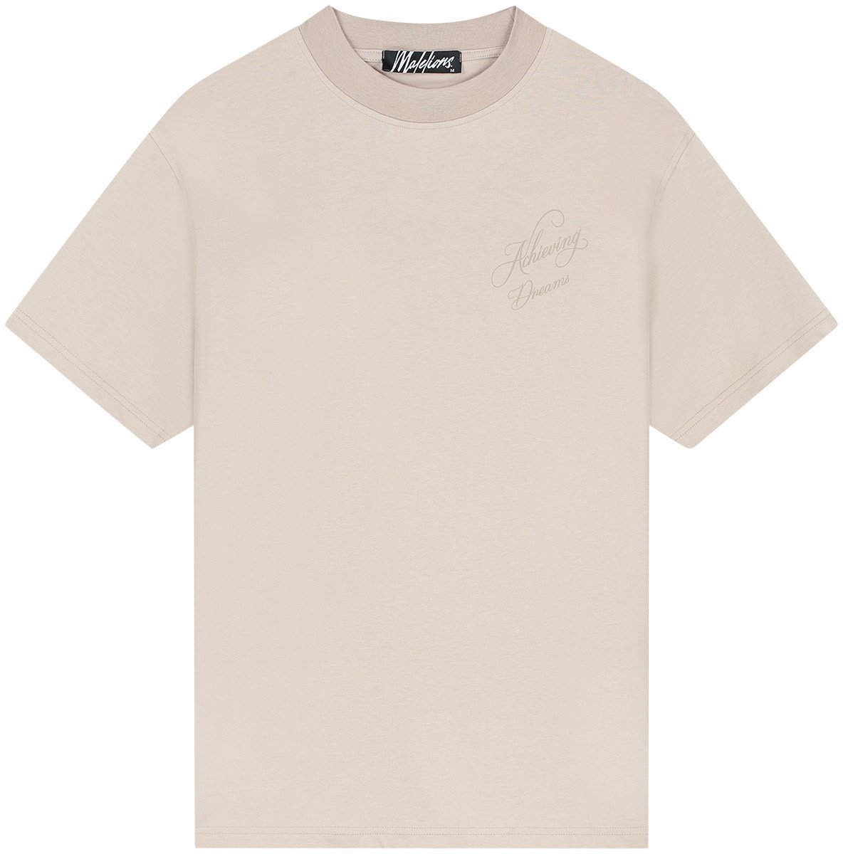 Malelions Malelions Men Achieving Dreams T-Shirt Beige