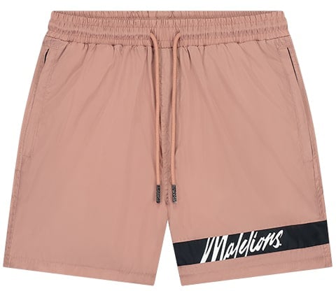 Malelions Malelions Men Captain Swim Shorts Paars