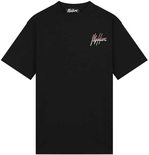 Malelions Malelions Men Split T-Shirt Zwart