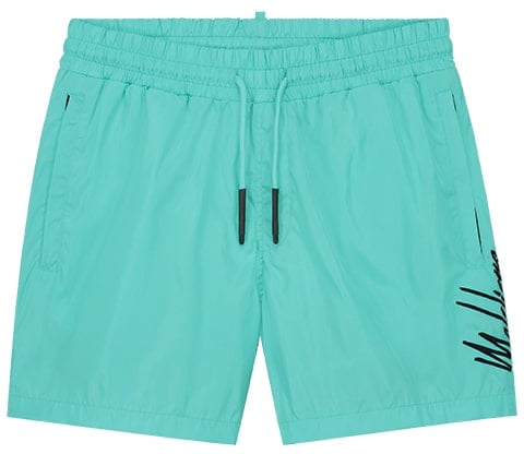 Malelions Malelions Men Split Swim Shorts Blauw