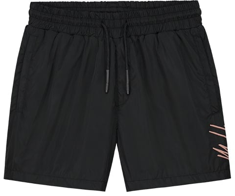 Malelions Malelions Men Split Swim Shorts Zwart