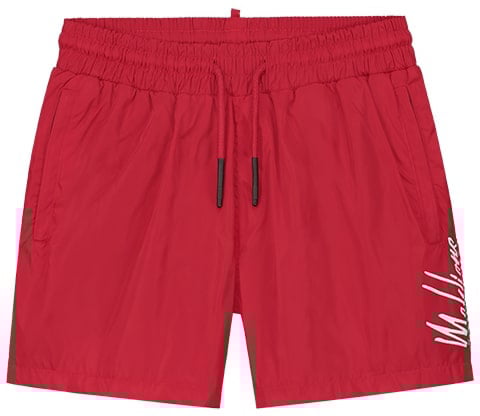 Malelions Malelions Men Split Swim Shorts Rood