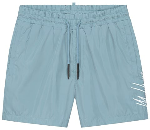 Malelions Malelions Men Split Swim Shorts Blauw