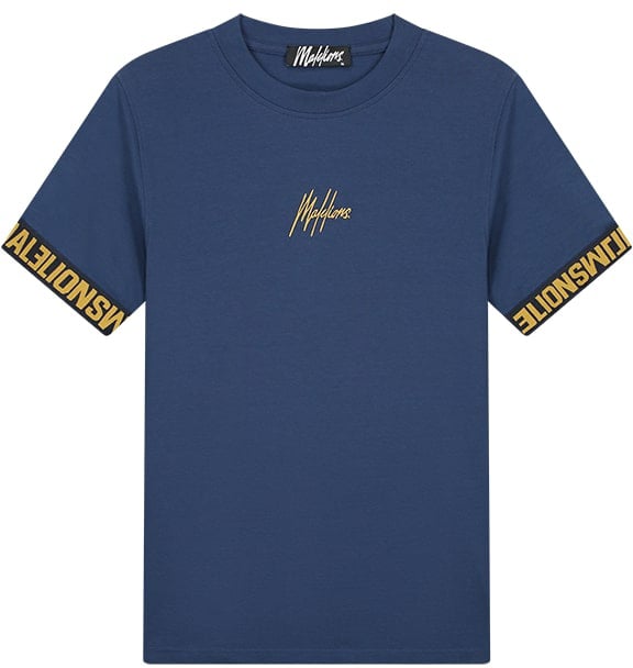 Malelions Malelions Men Venetian T-Shirt Blauw