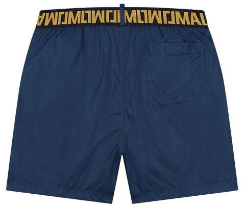 Malelions Malelions Men Venetian Swim Shorts Blauw