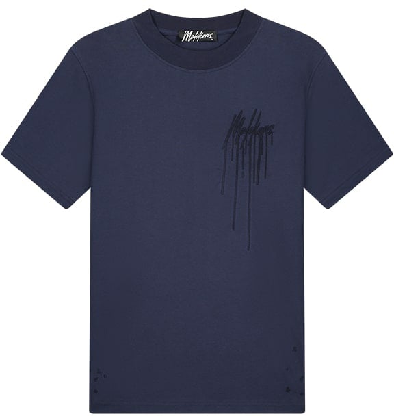 Malelions Malelions Men Painter T-Shirt Blauw