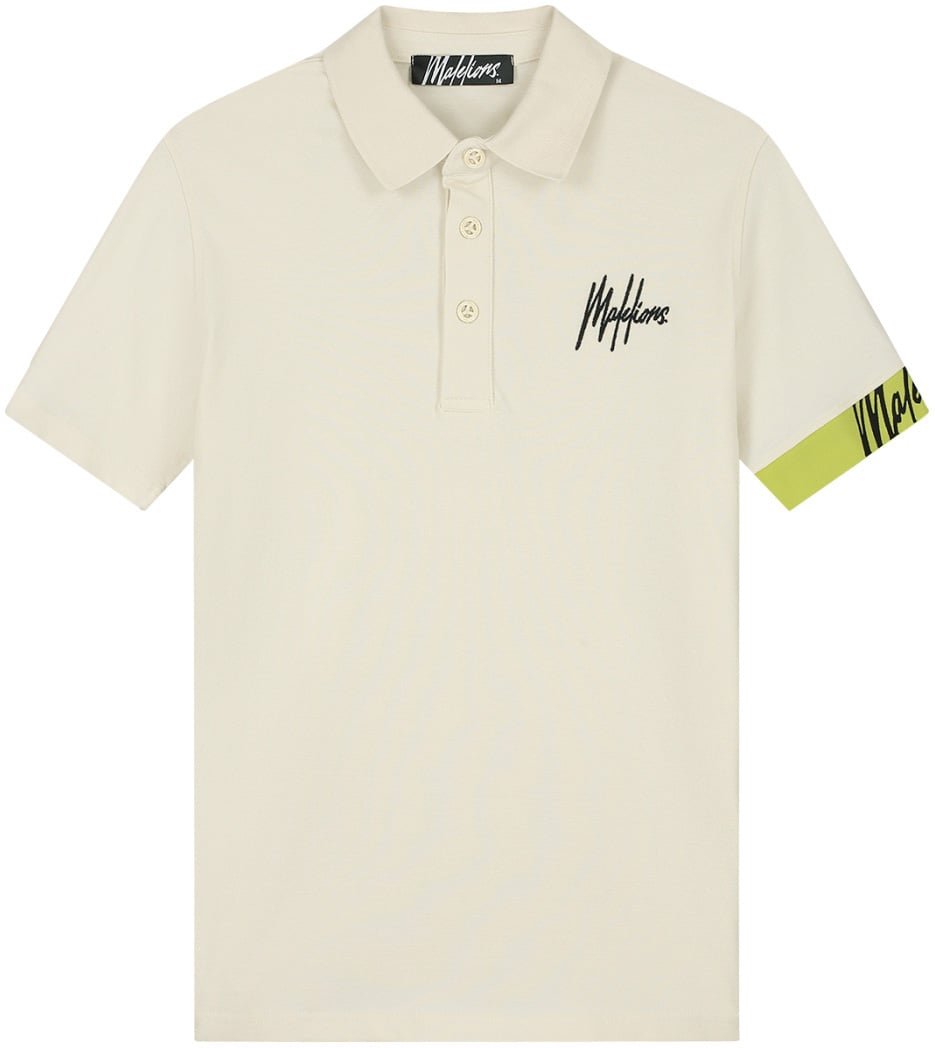 Malelions Malelions Men Captain Polo Beige