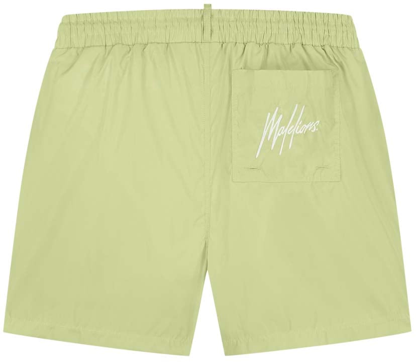 Malelions Malelions Men Captain Swim Shorts Groen