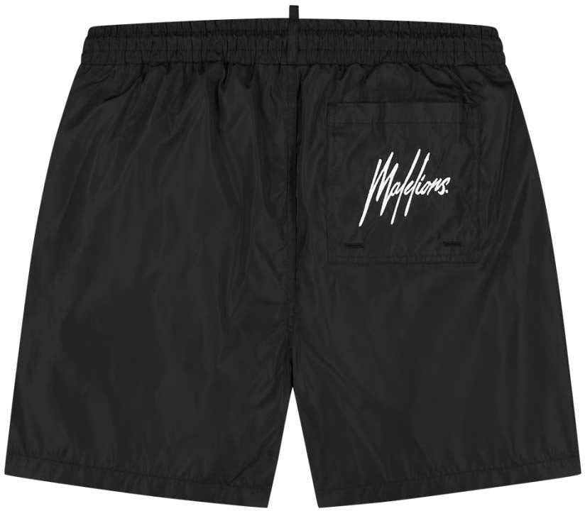 Malelions Malelions Men Captain Swim Shorts Zwart