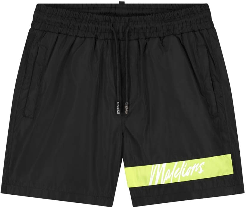 Malelions Malelions Men Captain Swim Shorts Zwart