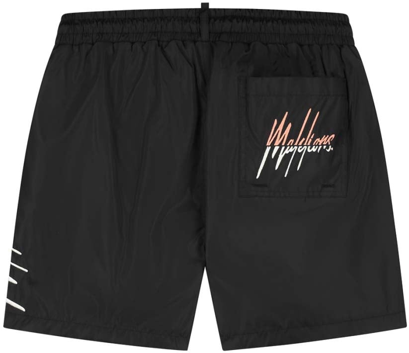 Malelions Malelions Men Split Swim Shorts Zwart