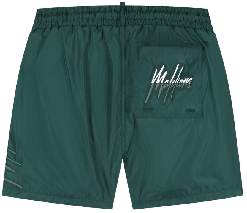 Malelions Malelions Men Split Swim Shorts Groen