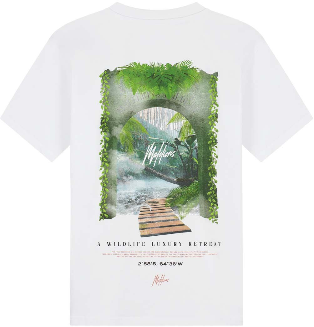 Malelions Malelions Men Retreat T-Shirt Wit