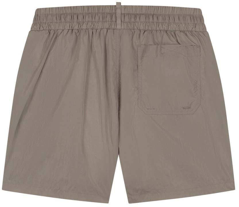 Malelions Malelions Men Crinkle Nylon Swim Shorts Taupe