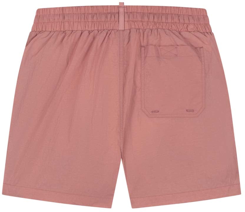 Malelions Malelions Men Crinkle Nylon Swim Shorts Rood