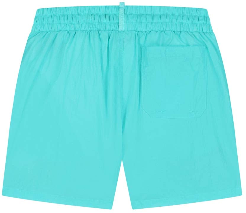 Malelions Malelions Men Crinkle Nylon Swim Shorts Blauw