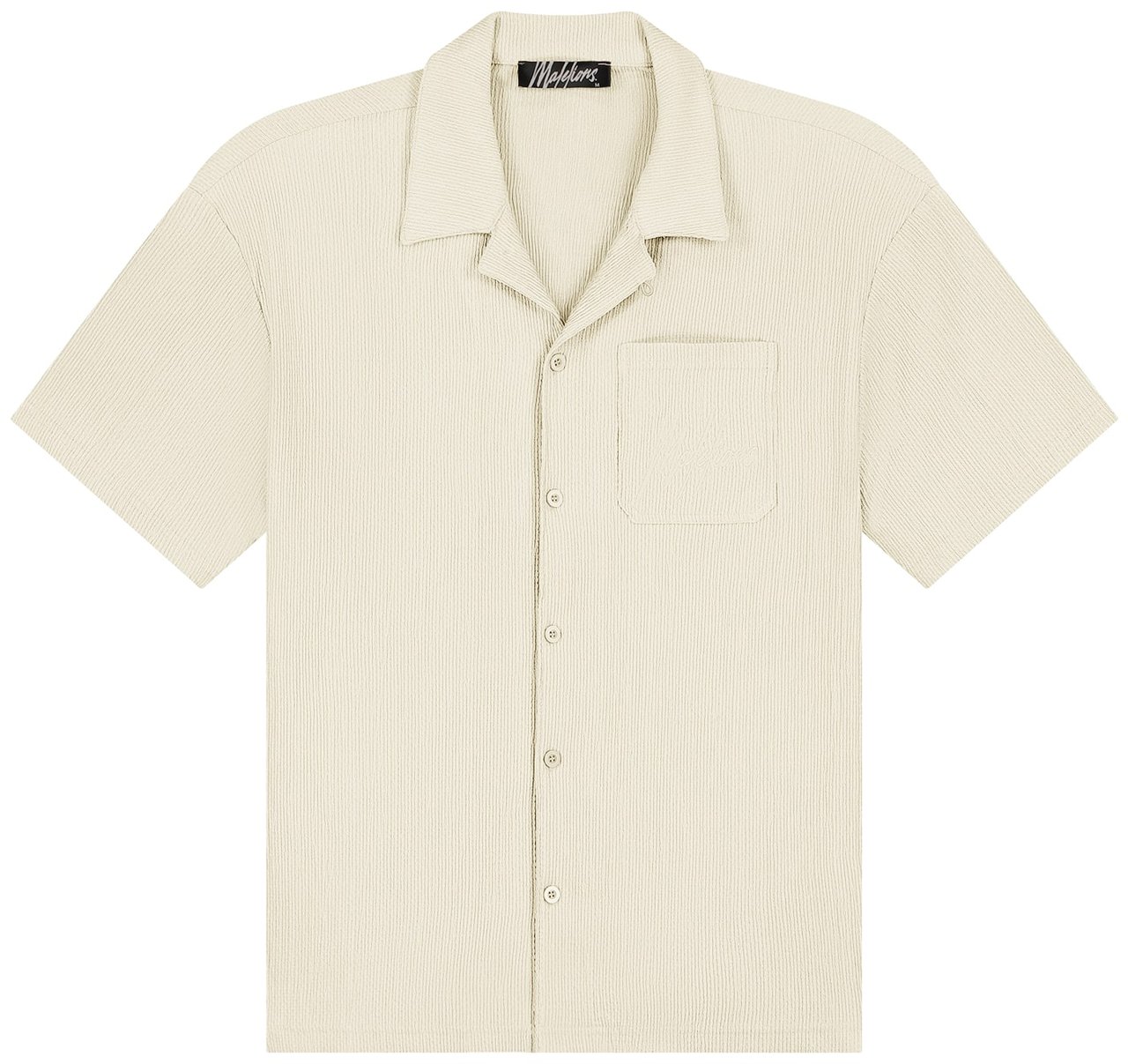 Malelions Malelions Men Clean Seersucker Shirt Wit