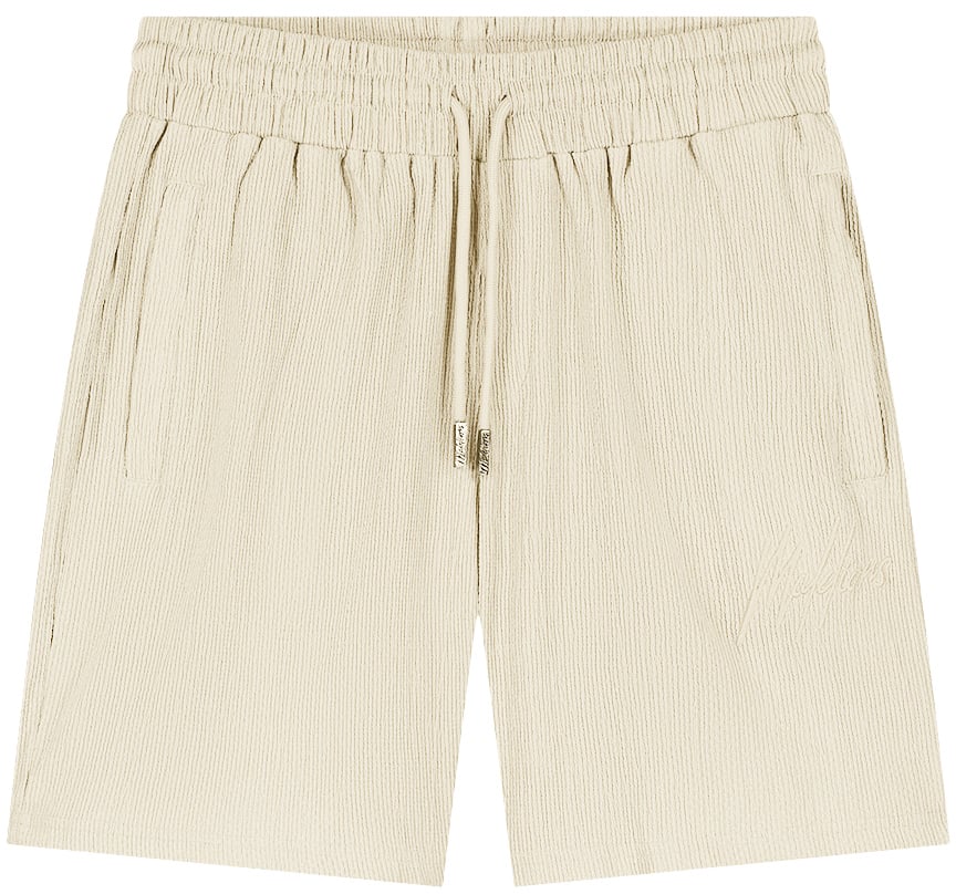 Malelions Malelions Men Seersucker Shorts Wit