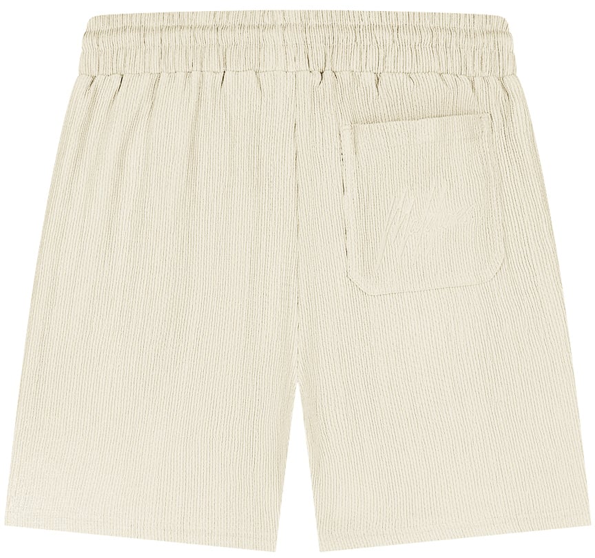 Malelions Malelions Men Seersucker Shorts Wit